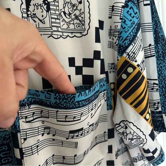 Men's V.8 club shirt Black, Blue, Gold and white - Picture 5 of 6